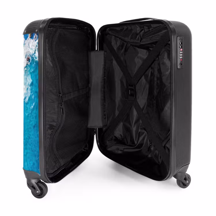 Suitcase - Beach - Sea - Rocks - Nature - Blue — 3