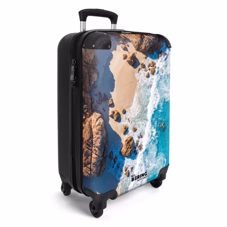 Suitcase - Beach - Sea - Rocks - Nature - Blue — 4