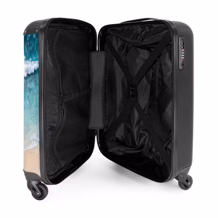 Suitcase - Beach - Sea - Waves - Nature - Blue — 3