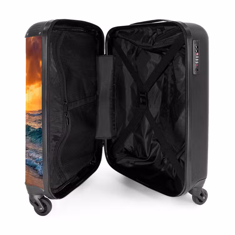 Suitcase - Beach - Sunrise - Tropical - Nature - Orange — 3