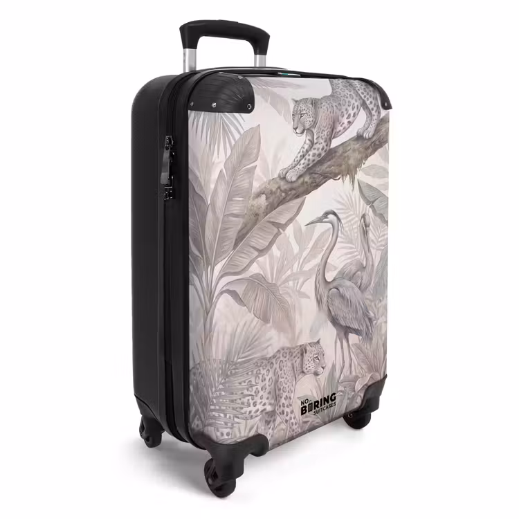 Suitcase - Cat - Bird - Jungle - Illustration - Animals — 4