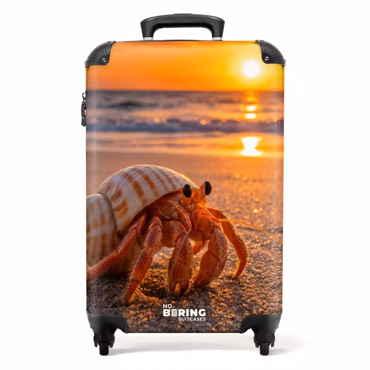 Suitcase - Lobster - Beach - Nature - Sunset - Orange — 1