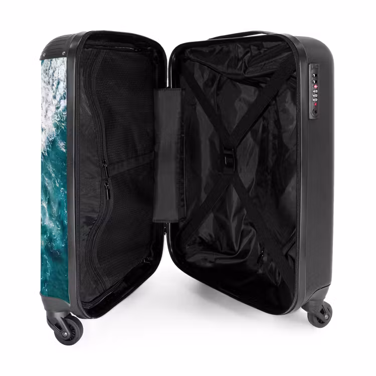 Suitcase - Sea - Beach - Waves - Nature - Blue — 3