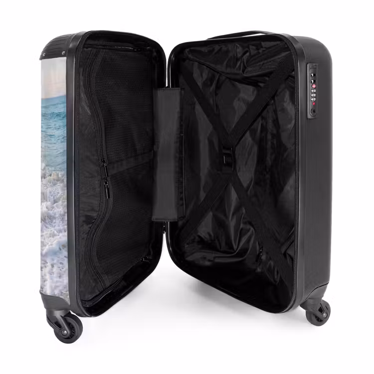 Suitcase - Sea - Waves - Beach - Nature - White — 3