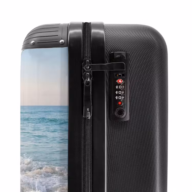 Suitcase - Sea - Waves - Beach - Nature - White — 5