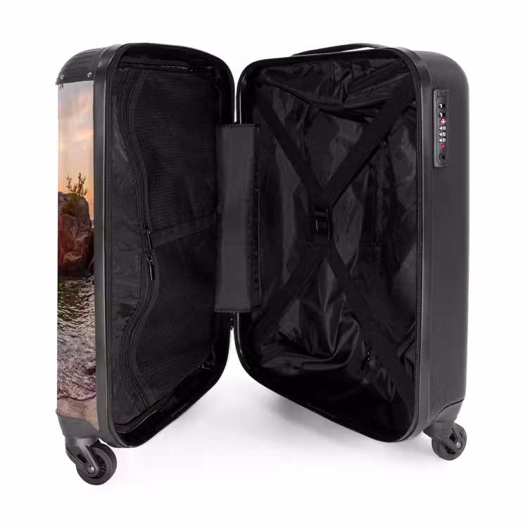 Suitcase - Sunset - Coast - Water - Nature - Orange — 3