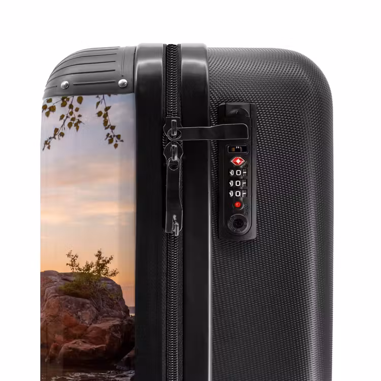 Suitcase - Sunset - Coast - Water - Nature - Orange — 5