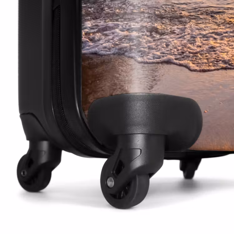 Suitcase - Sunset - Coast - Water - Nature - Orange — 6
