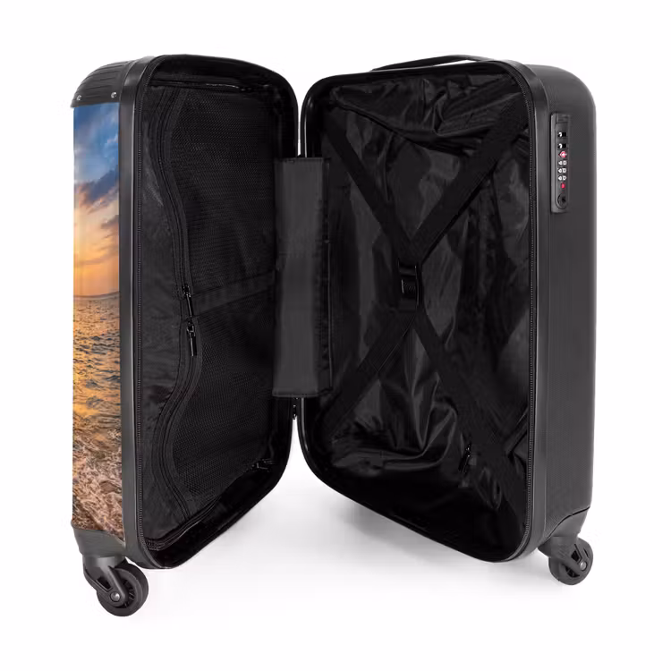 Suitcase - Swing - Beach - Sunset - Nature - Orange — 3