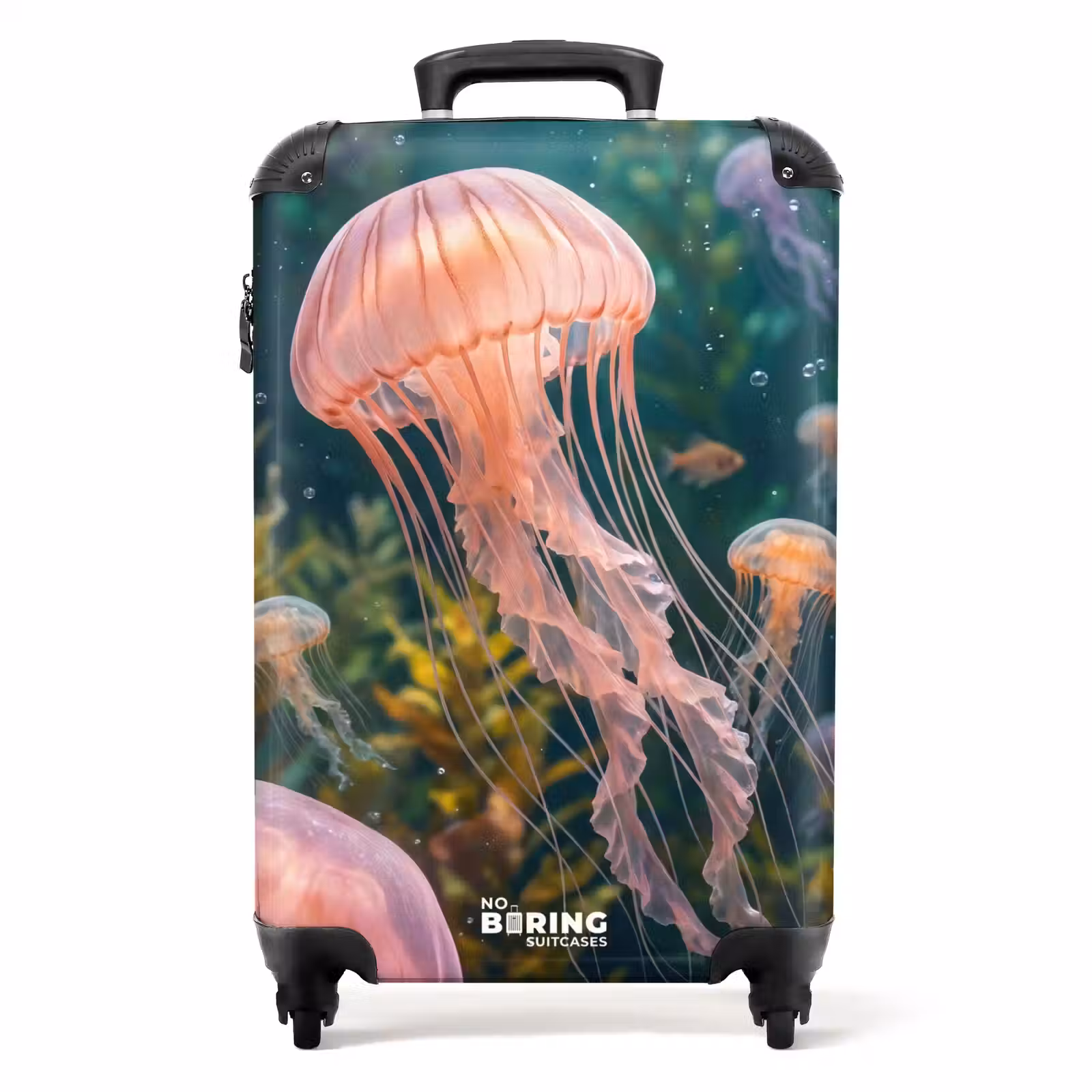 Suitcase - Jellyfish - Pink - Underwater - Marine Life - Animals — 1