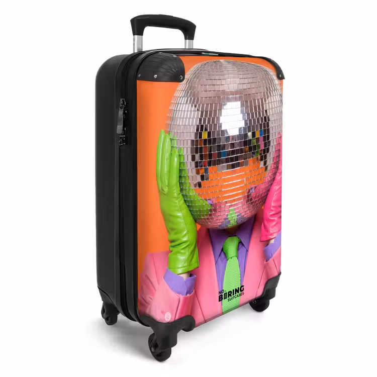 Suitcase - Art - Disco Ball - Colorful - Modern - Studio — 4