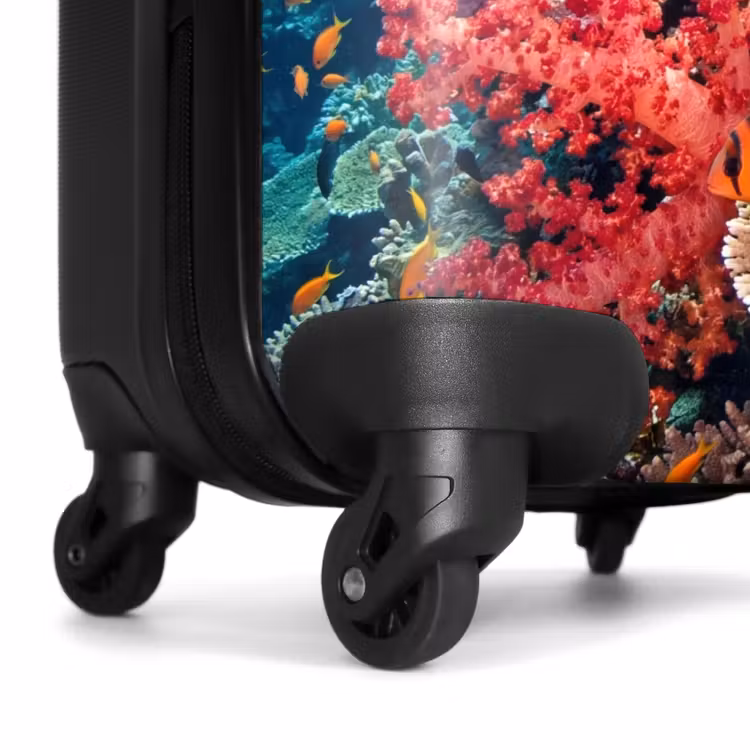 Suitcase - Coral Reef - Fish - Underwater - Tropical - Red — 6