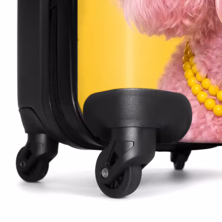 Suitcase - Dog - Chewing Gum - Animals - Modern - Pink — 6