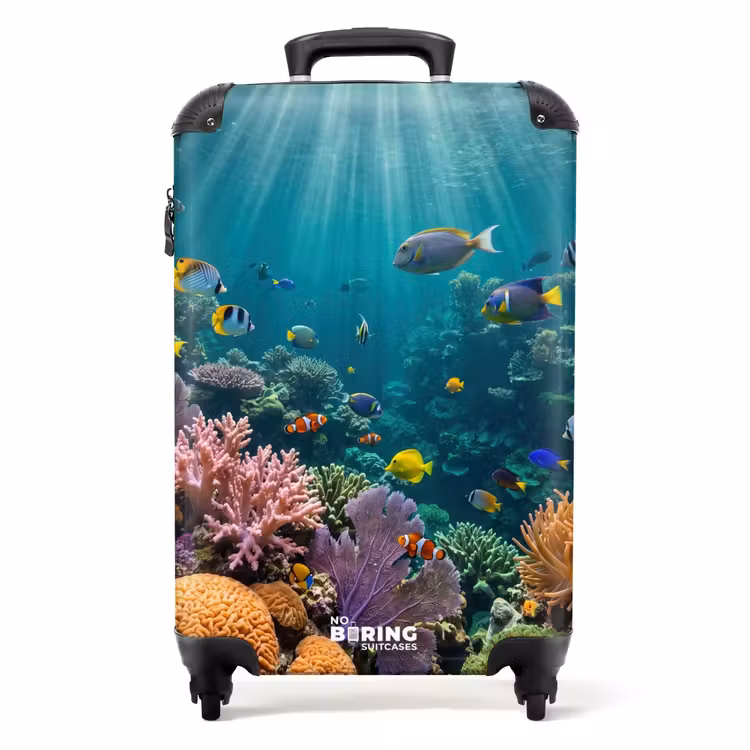 Suitcase - Fish - Coral - Ocean - Nature - Colorful — 1