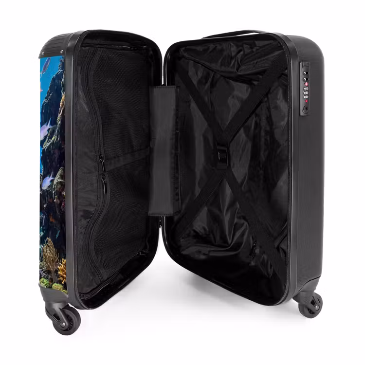 Suitcase - Fish - Coral Reef - Underwater - Lively - Blue — 3