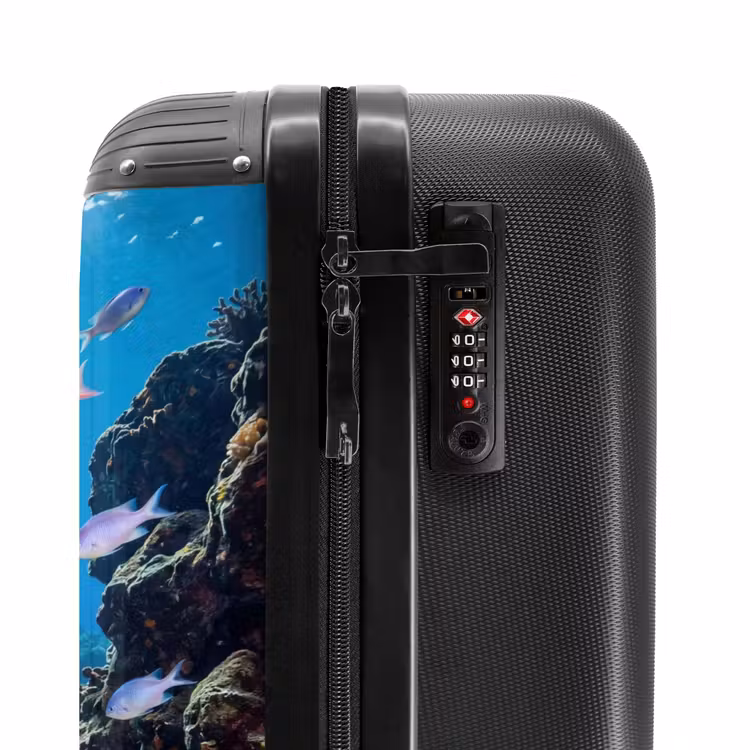 Suitcase - Fish - Coral Reef - Underwater - Lively - Blue — 5