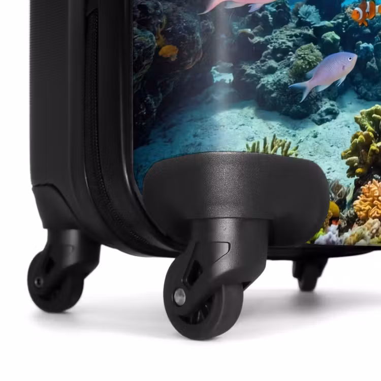 Suitcase - Fish - Coral Reef - Underwater - Lively - Blue — 6