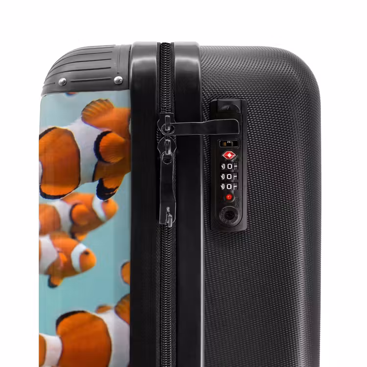 Suitcase - Fish - School - Underwater - Animals - Orange — 5