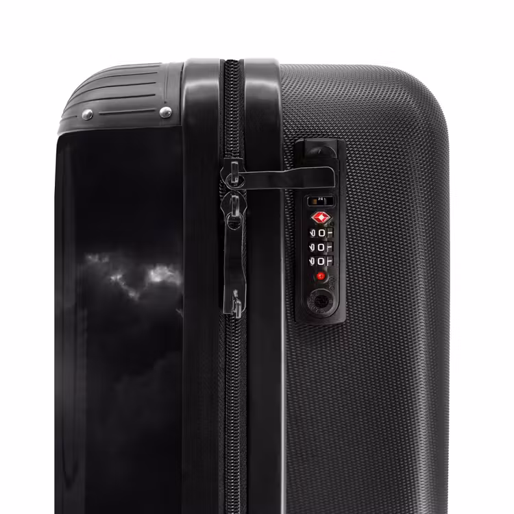 Suitcase - Light - Clouds - Sea - Black and White - Nature — 5