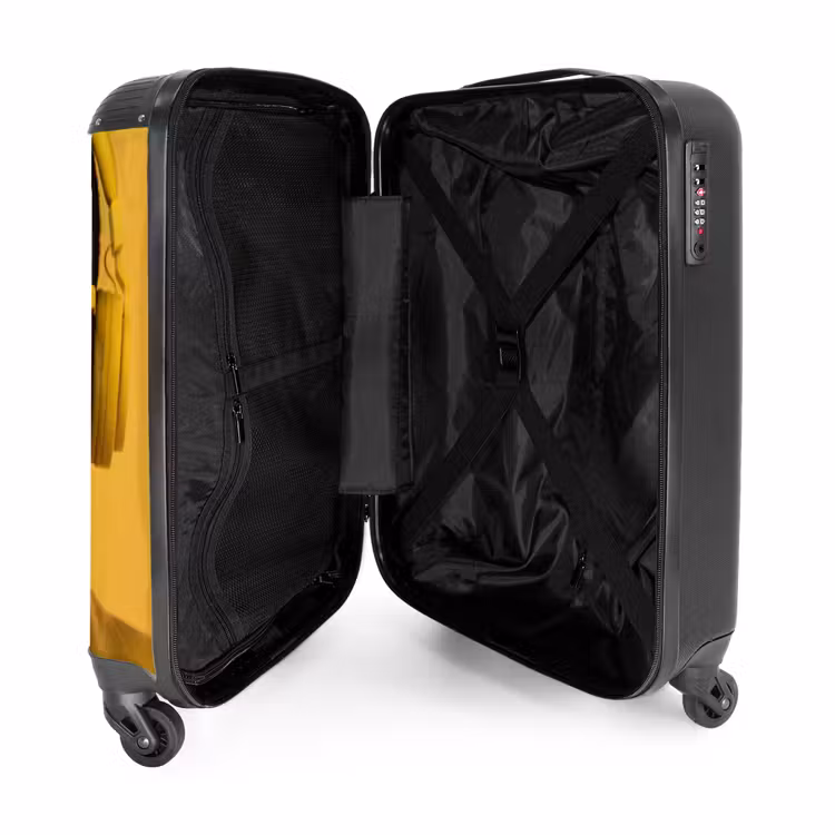 Suitcase - Man - Bubblegum - Portrait - Yellow - Modern — 3