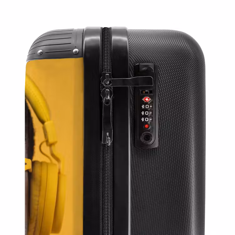 Suitcase - Man - Bubblegum - Portrait - Yellow - Modern — 5