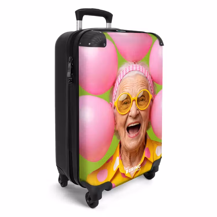 Suitcase - People - Balloons - Party - Colorful - Pink — 4
