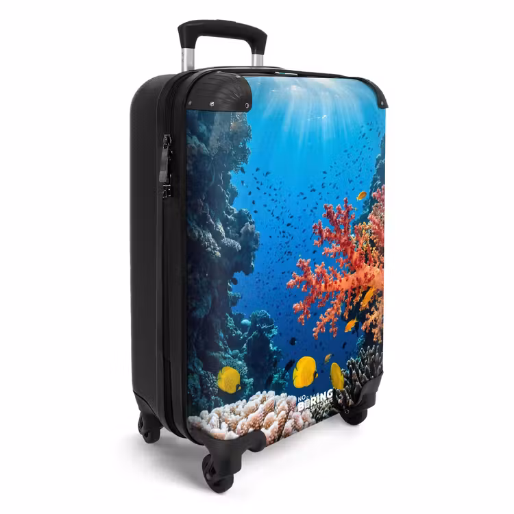 Suitcase - Sea - Coral Reef - Nature - Lively - Blue — 4