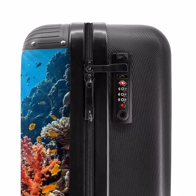 Suitcase - Sea - Coral Reef - Nature - Lively - Blue — 5