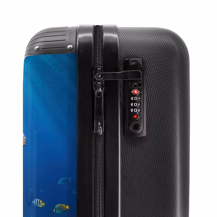 Suitcase - Turtle - Coral Reef - Ocean - Animals - Blue — 5