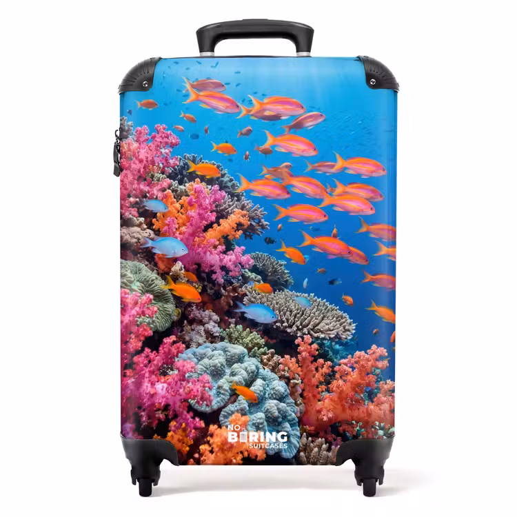 Suitcase - Underwater - Coral Reef - Fish - Ocean - Nature — 1