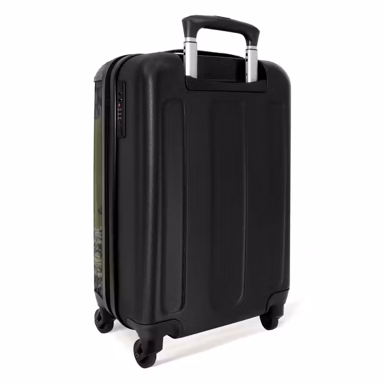 Suitcase - Classic - botanical - olive green - flowers — 2