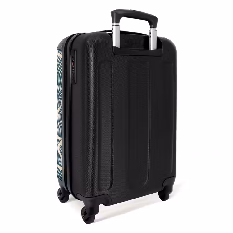 Suitcase - Organic - Blue - Cream - Shells — 2