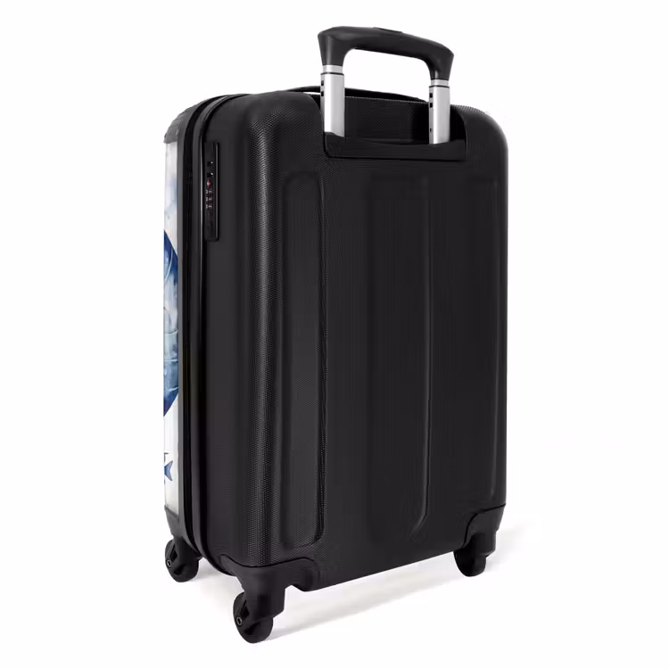 Suitcase - Shell - Spiral - Marine Life - Watercolor - Blue — 2