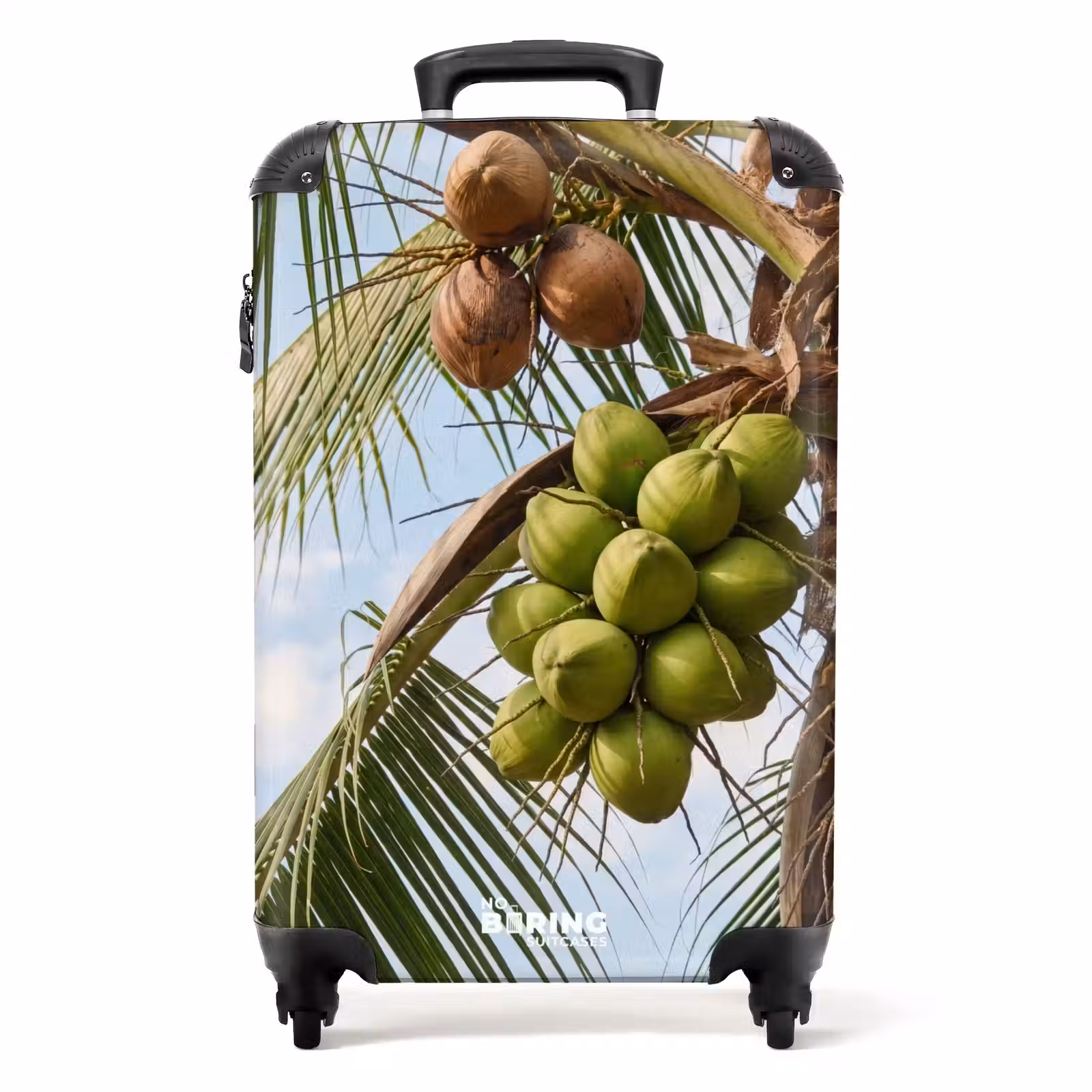 Suitcase - Coconut - Tree - Tropical - Nature - Green — 1