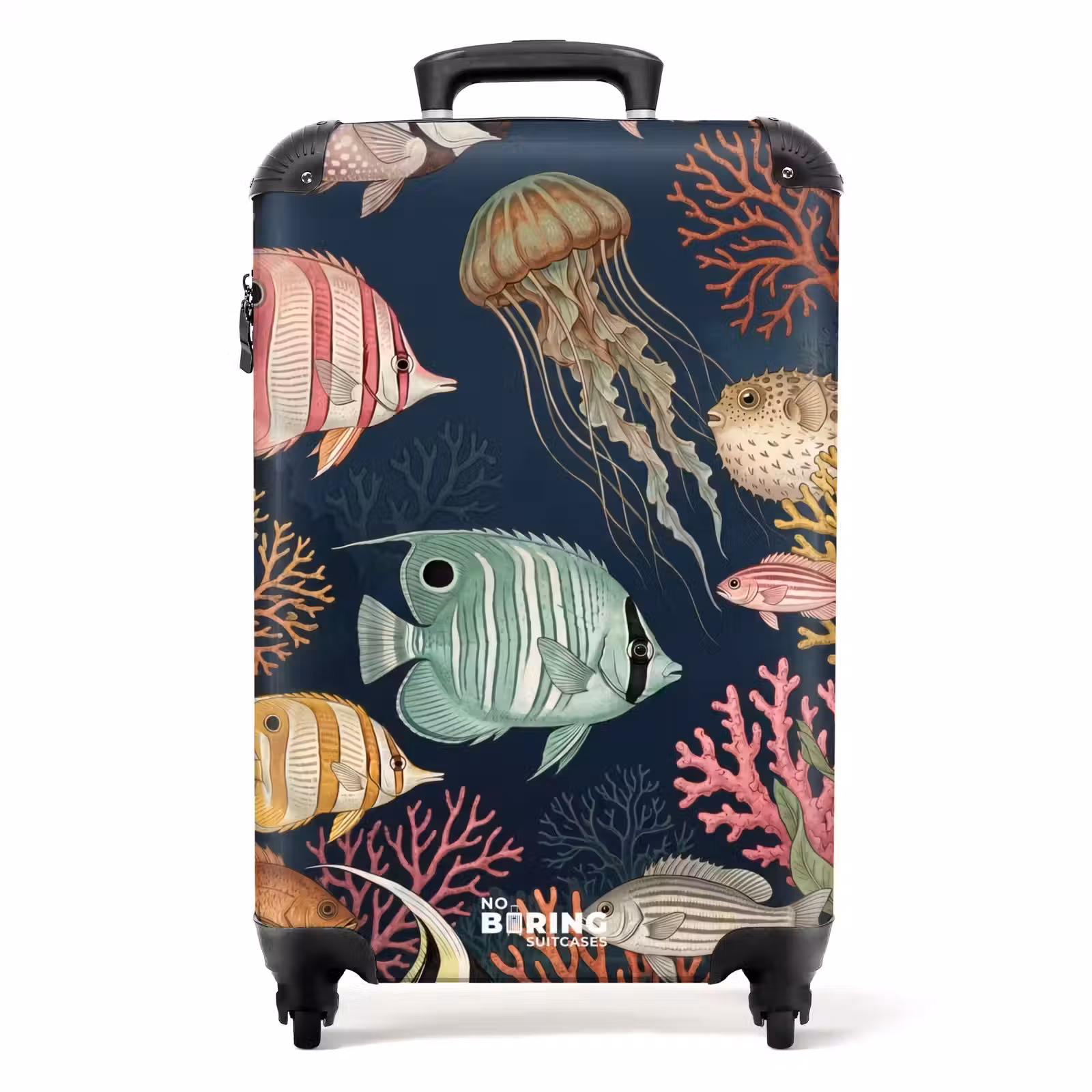 Suitcase - Fish - Coral - Underwater - Illustration — 1