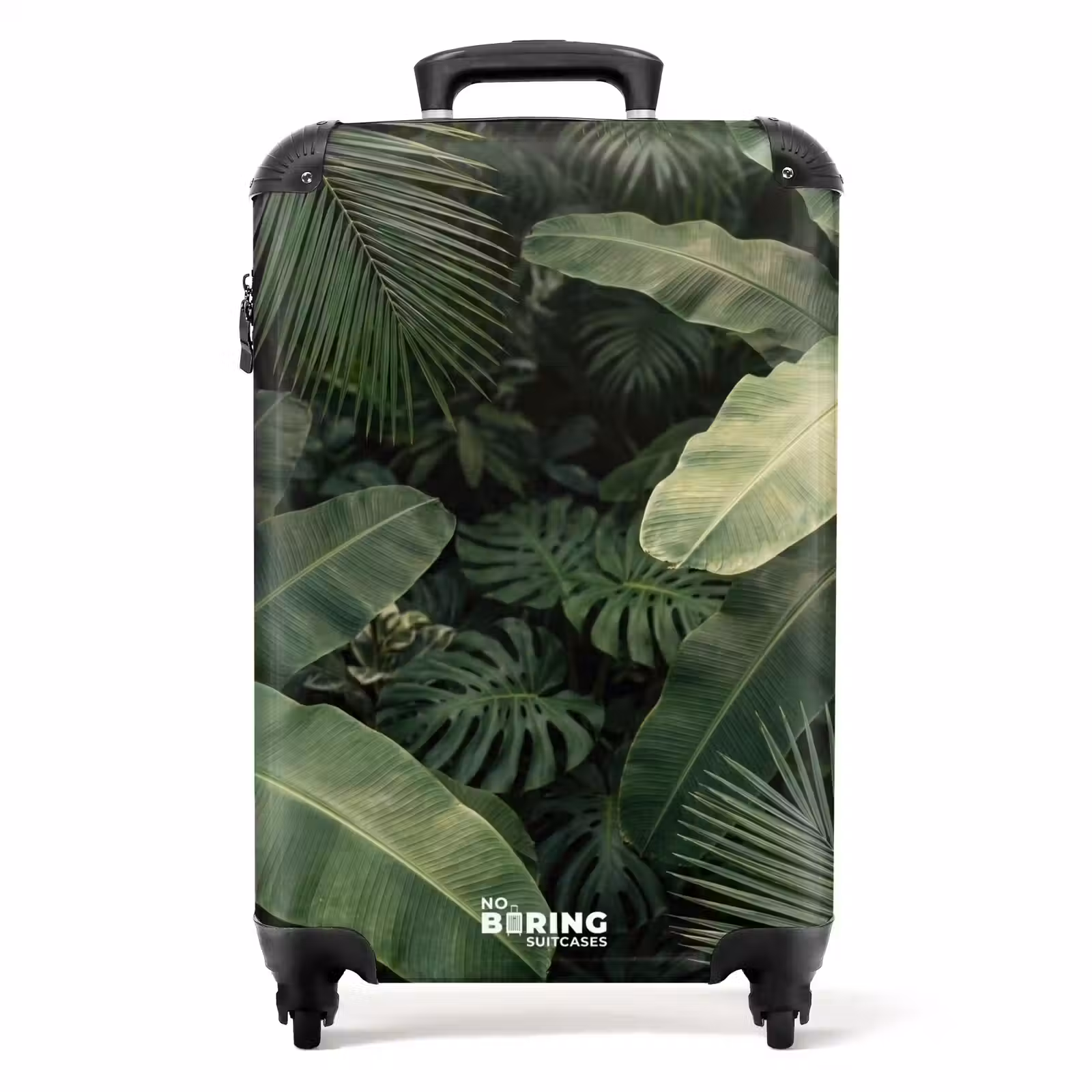 Suitcase - Leaves - Green - Tropical - Nature — 1