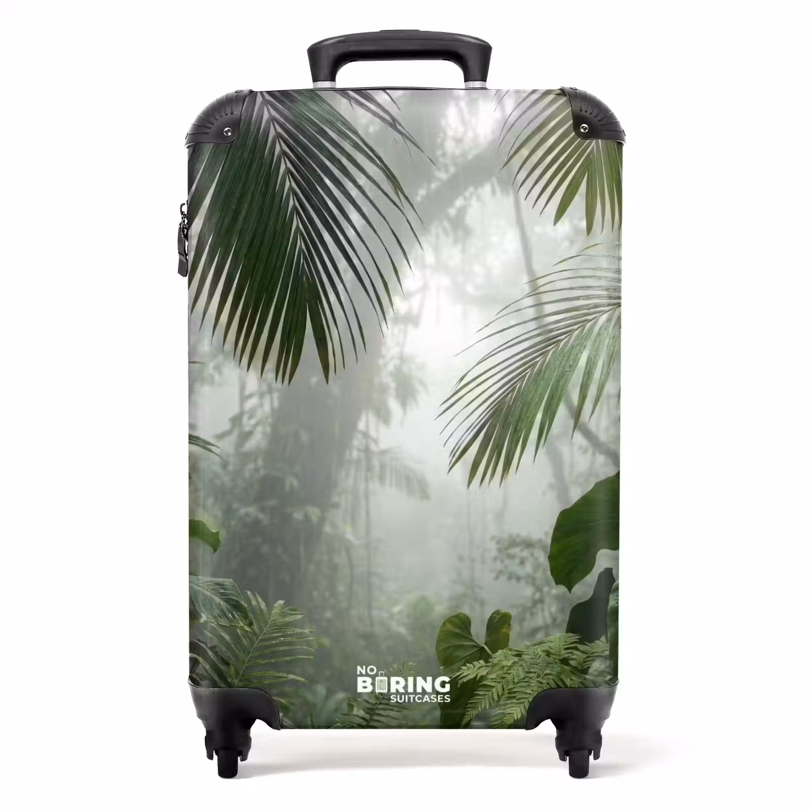 Suitcase - Nature - Jungle - Fog - Tropical - Green — 1