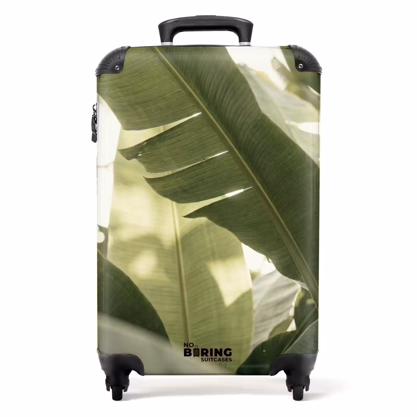 Suitcase - Nature - Leaves - Green - Tropical - Detail — 1