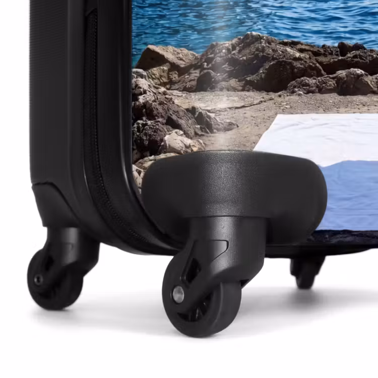 Suitcase - Beach - Lounge Chair - Umbrella - Summer - Blue — 6