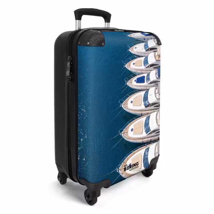 Suitcase - Boat - Marina - Water - Summer - Blue — 4