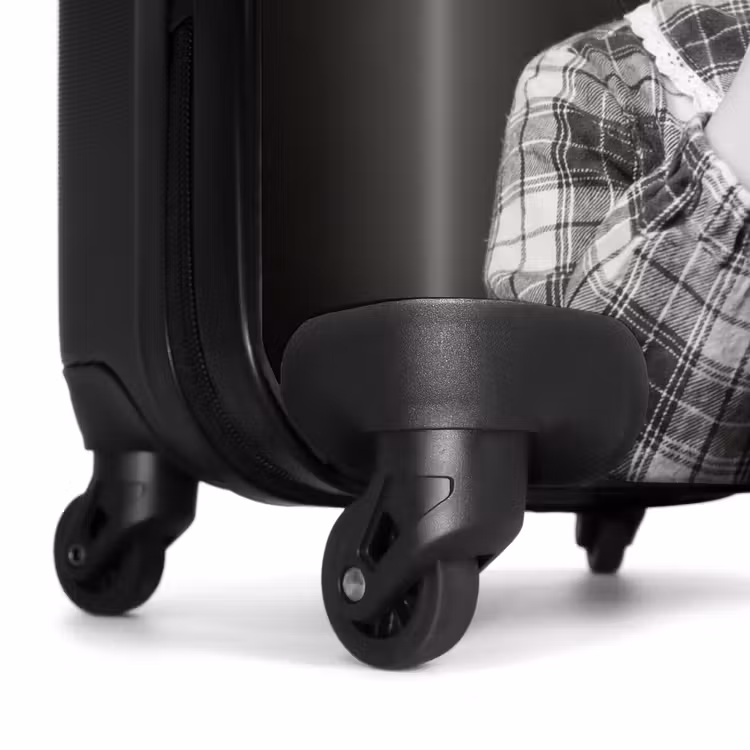 Suitcase - Child - Magnifying Glass - Portrait - Black and White — 6