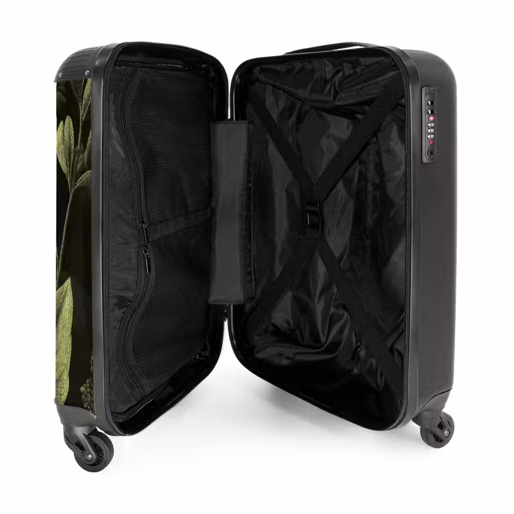 Suitcase - Classic - Dark - Botanical - Plants — 3