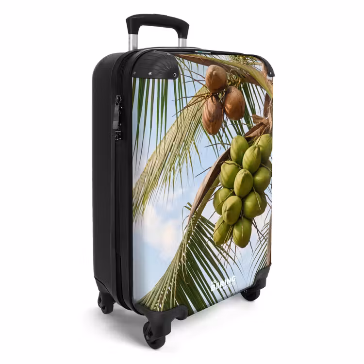 Suitcase - Coconut - Tree - Tropical - Nature - Green — 4