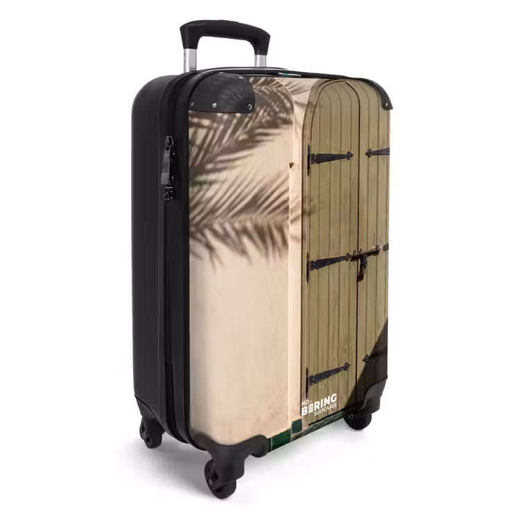 Suitcase - Door - Wood - Architecture - Greenery - Rustic — 4