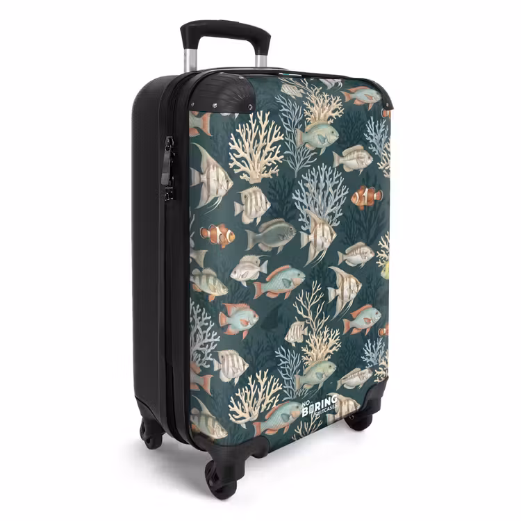 Suitcase - Fish - Coral - Underwater - Illustration — 4
