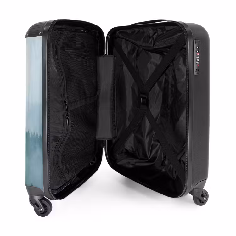 Suitcase - Forest - Fog - Birds - Nature - Green — 3