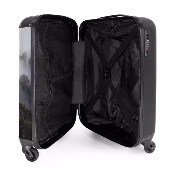 Suitcase - Forest - Fog - Nature - Green — 3