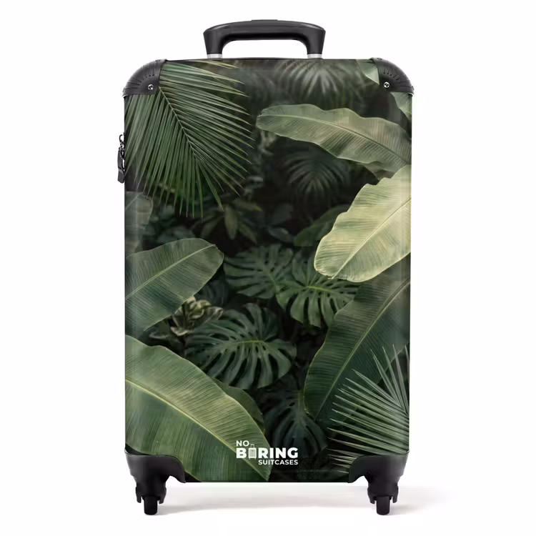 Suitcase - Leaves - Green - Tropical - Nature — 1