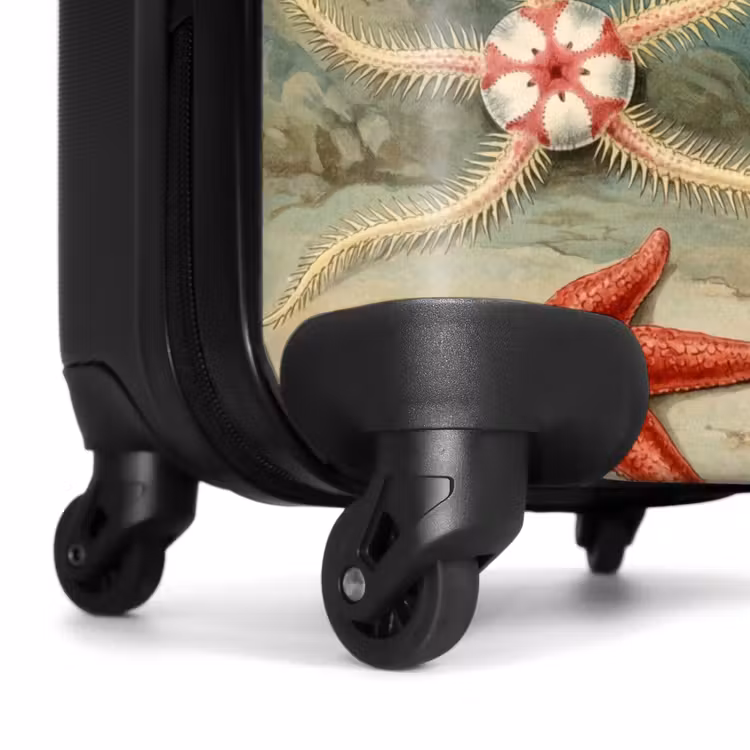 Suitcase - Marine Life - Jellyfish - Underwater - Illustration - Beige — 6