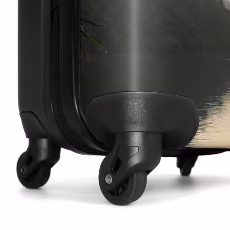 Suitcase - Mountains - Water - Fog - Nature - Landscape — 6